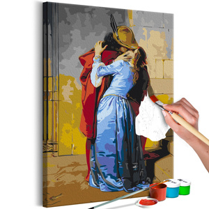 Obraz do samodzielnego malowania - Namiętny pocałunek