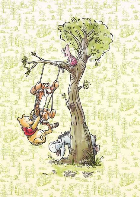 Fototapeta ścienna Winnie Pooh in the wood DX4-017