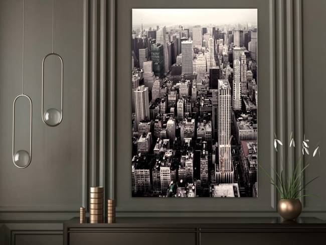 Obraz - Manhattan w sepii (1-częściowy) pionowy